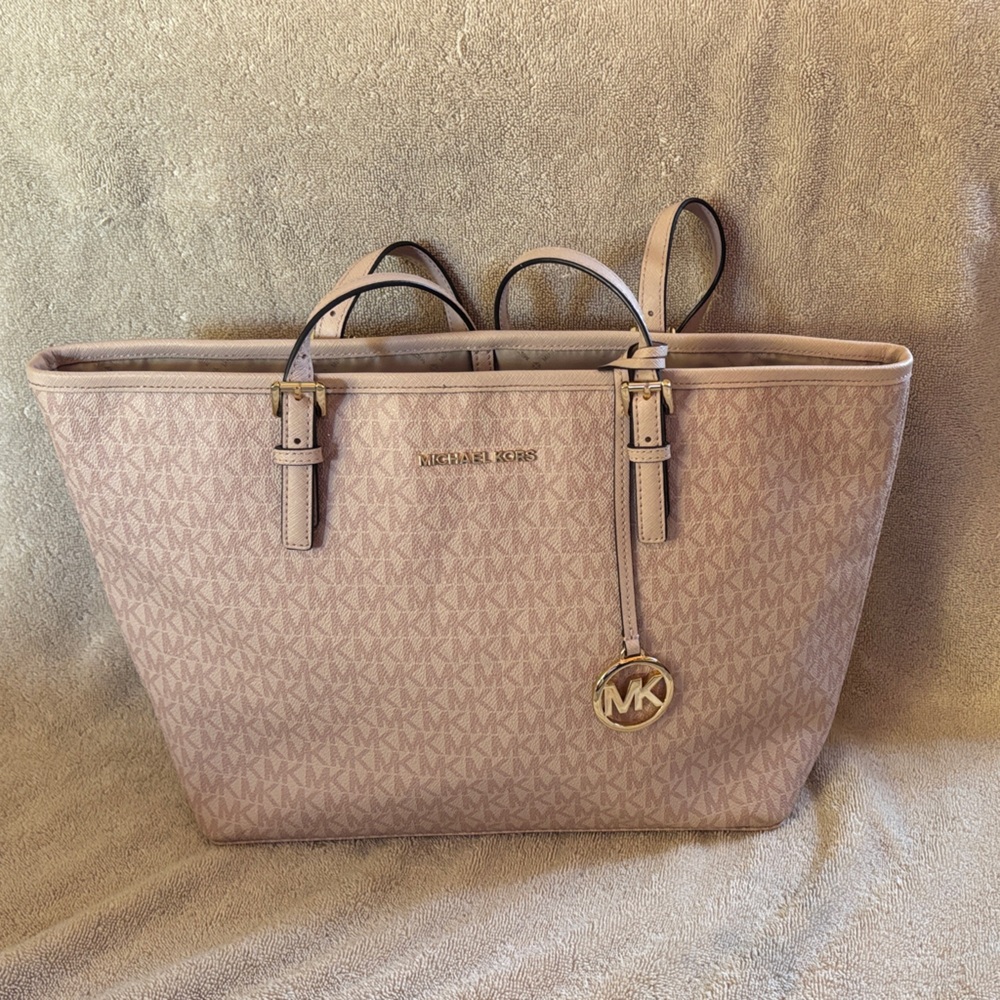 Michael Kors Blush Pink Signature Tote
